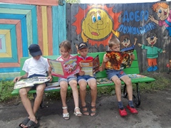 "Библиодворик" детской библиотеки Енисейска